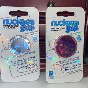 NWT Nuckees Gel Grip for phone Bundle set of 2